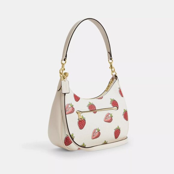 NWT COACH Teri Hobo Bag With Strawberry Print - Picture 6 of 12